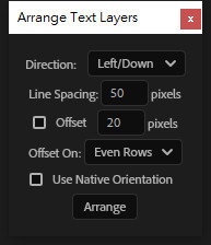 【After Effects スクリプト】SRT Converter