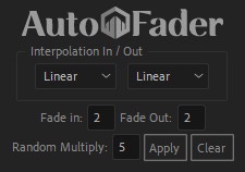 【After Effects スクリプト】Auto Fader