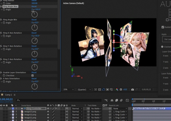 【After Effects スクリプト】Auto Ring