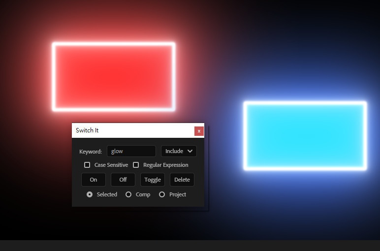 【After Effects スクリプト】 Switch It