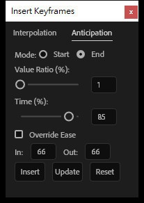 【After Effects スクリプト】 Insert Keyframes
