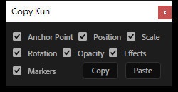 【After Effects スクリプト】Copy Kun