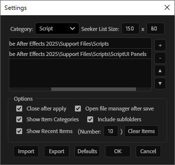 【After Effects スクリプト】 Fx Seeker