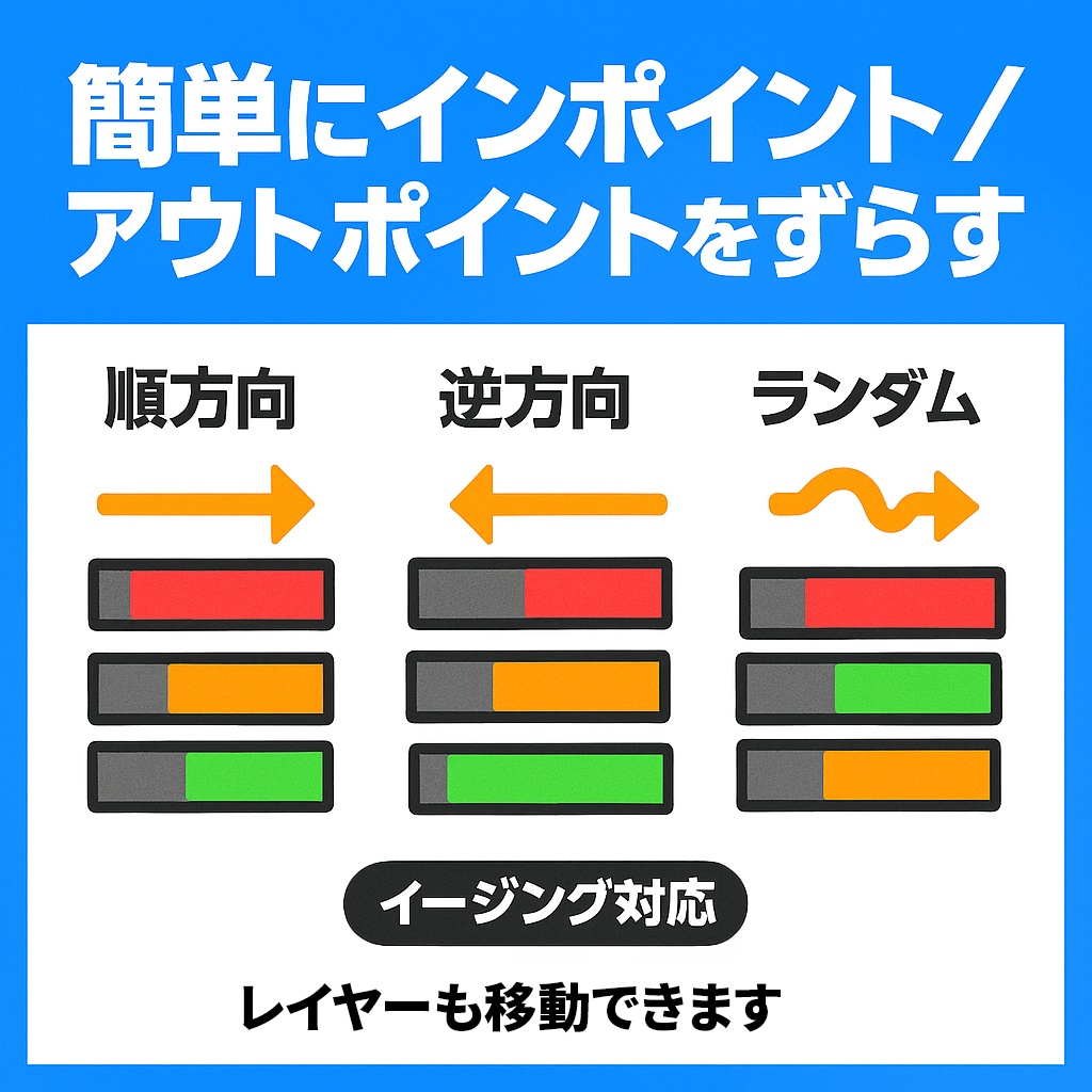 【After Effects スクリプト】 InOutPointAdjuster