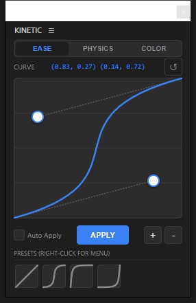 【After Effects 拡張機能】Kinetic