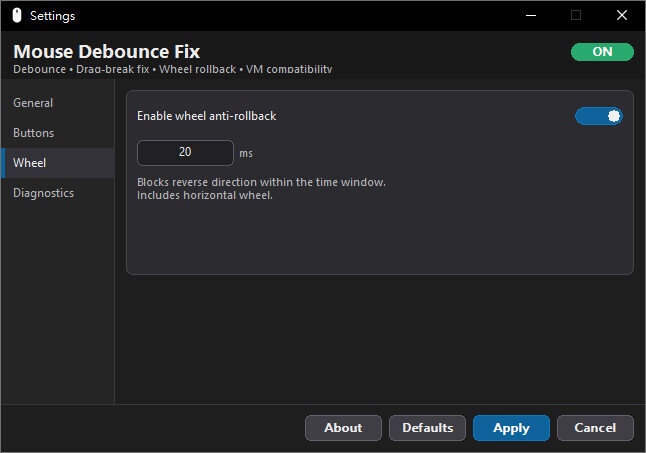 【Windows】 マウスのチャタリング修正 Mouse Debounce Fix (FREE)