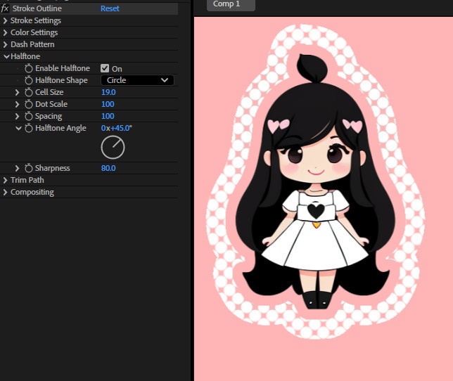 【After Effects プラグイン FX】 Stroke Outline