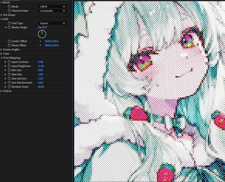 【After Effects Premiere プラグイン FX】 Halftone Pro