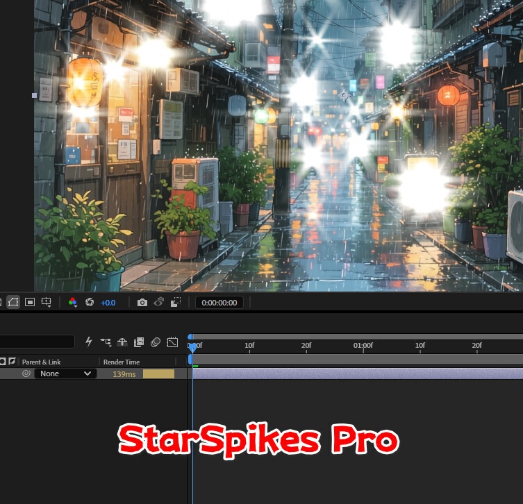 【After Effects Premiere プラグイン FX】 StarSpikes Pro