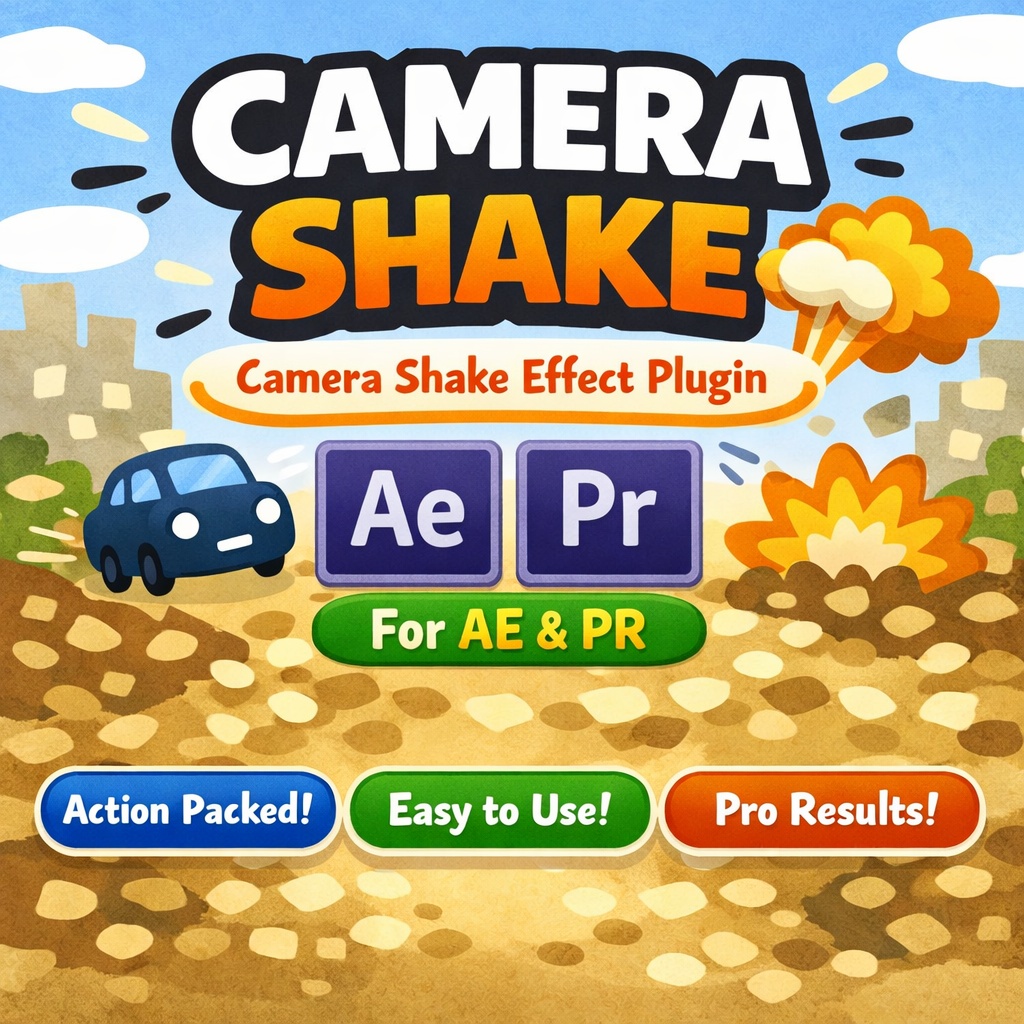 【After Effects Premiere プラグイン FX】 Camera Shake CA