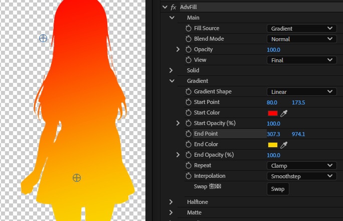 【After Effects Premiere プラグイン FX】 Advfill