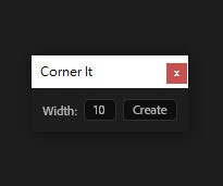 【After Effects スクリプト】 Corner It