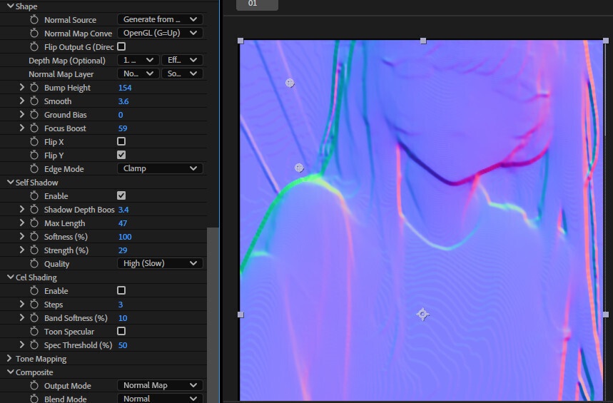 【After Effects プラグイン FX】 Normal Relight