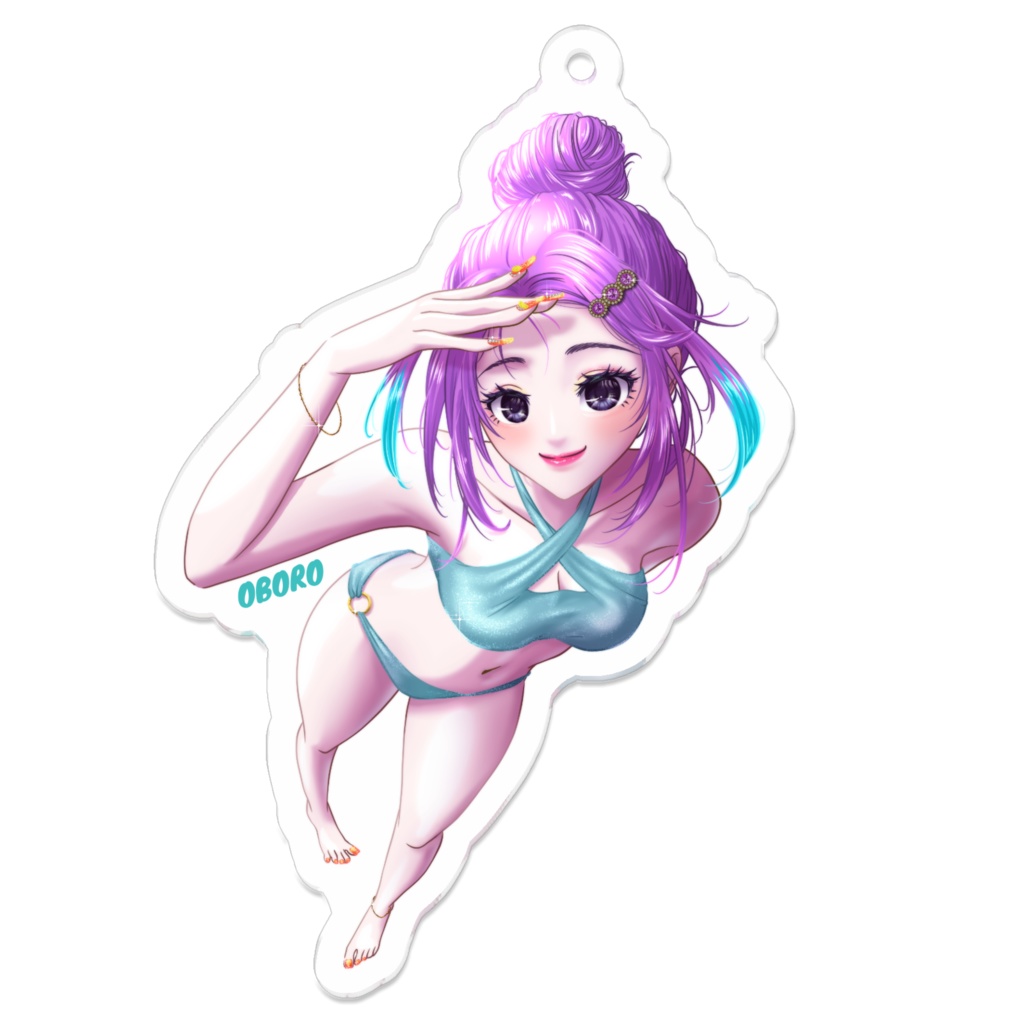 水着おぼろちゃんアクキー