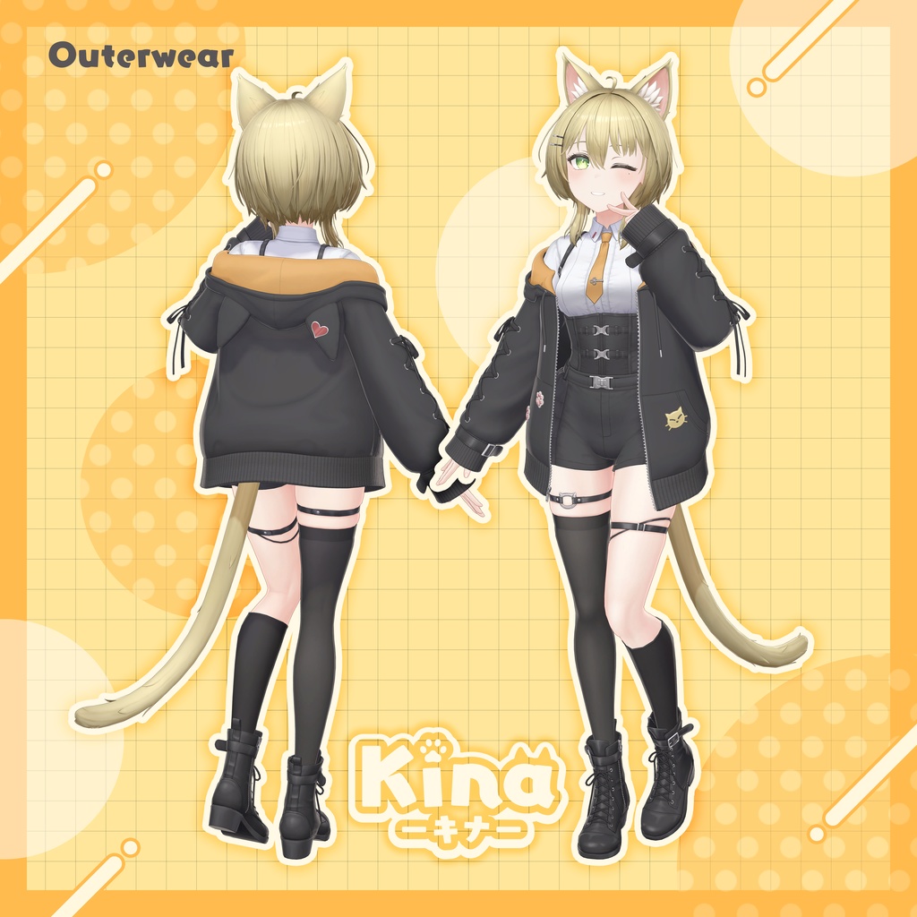 【無料】キナ - Kina- 【オリジナル3Dモデル】 #Kina3D