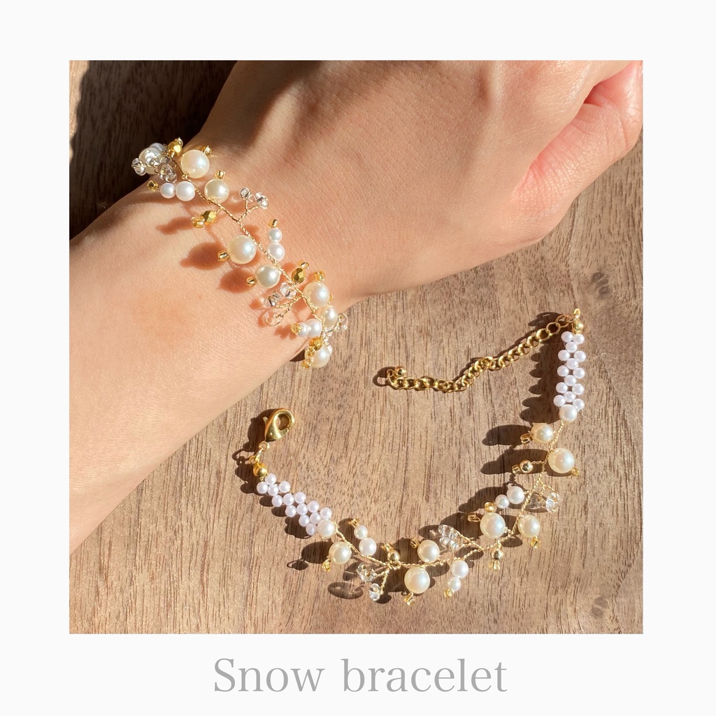 Snow bracelet