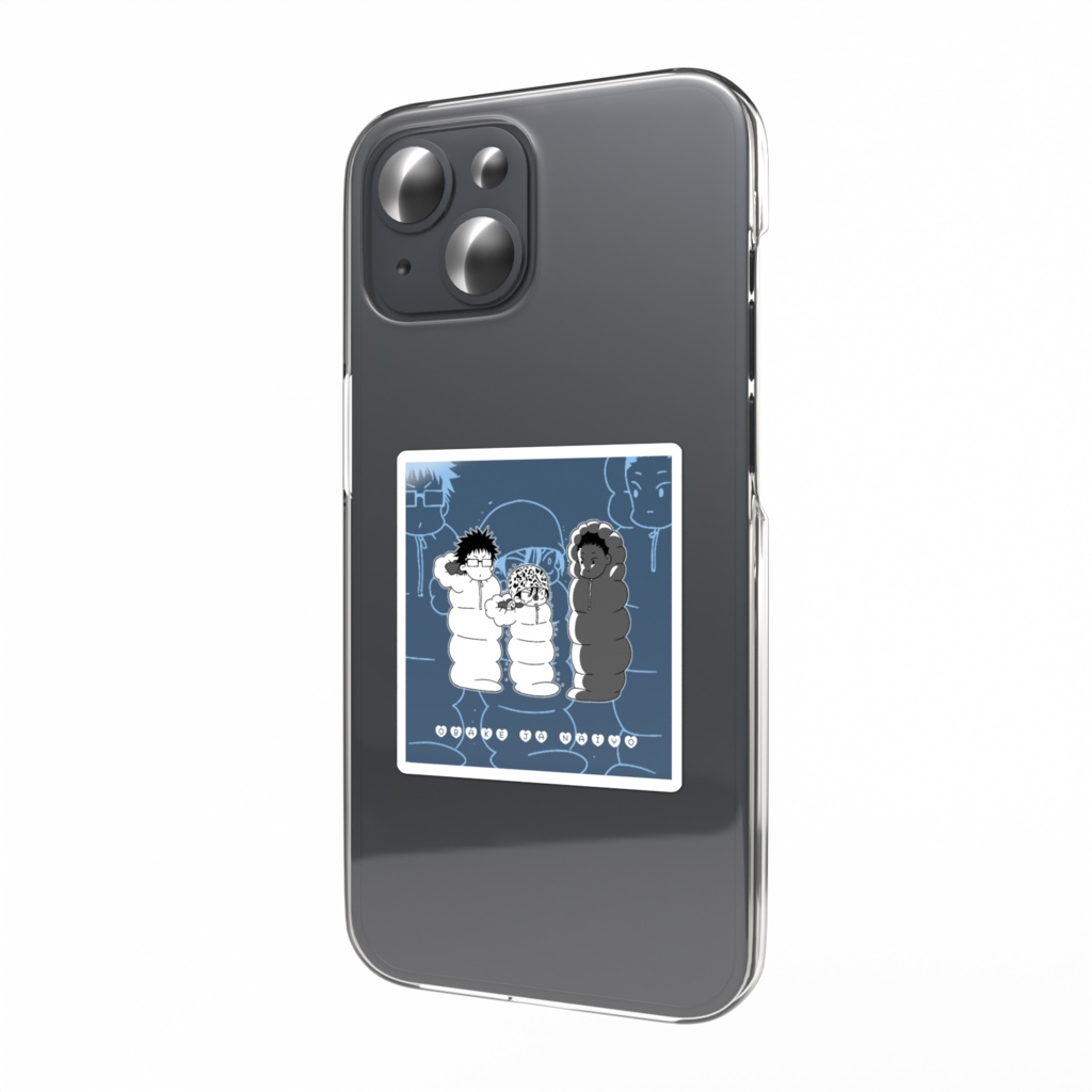 おばけじゃないよスマホステッカ〜