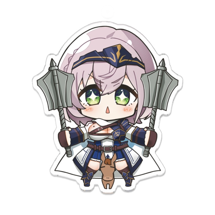 【80*80】ドヤ顔Wメイス団長【アクキー】