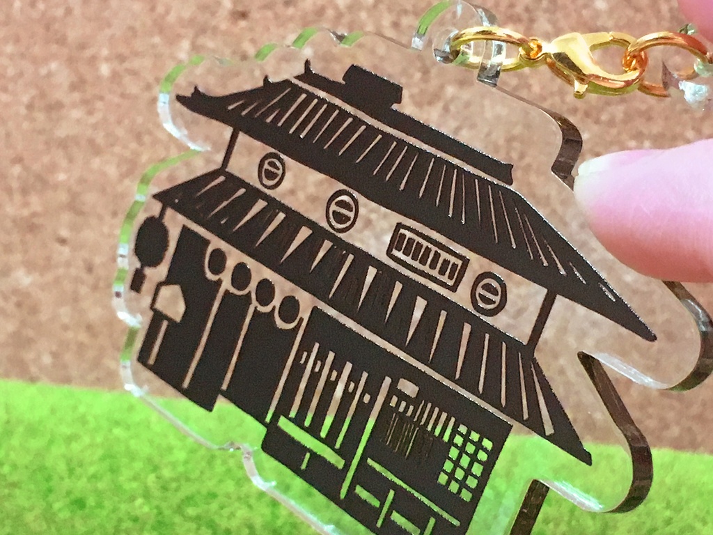 奈良アクリルキーホルダー(大)