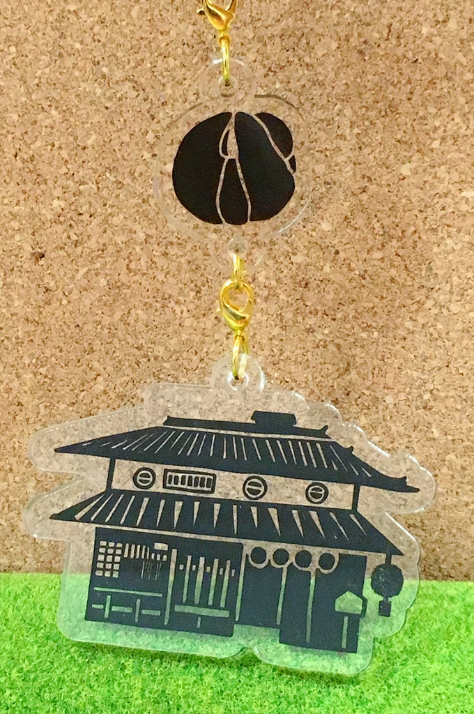 奈良アクリルキーホルダー(大)