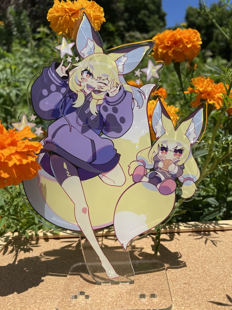 ゆえん＋ゆるんちゃん特大アクリルスタンド
