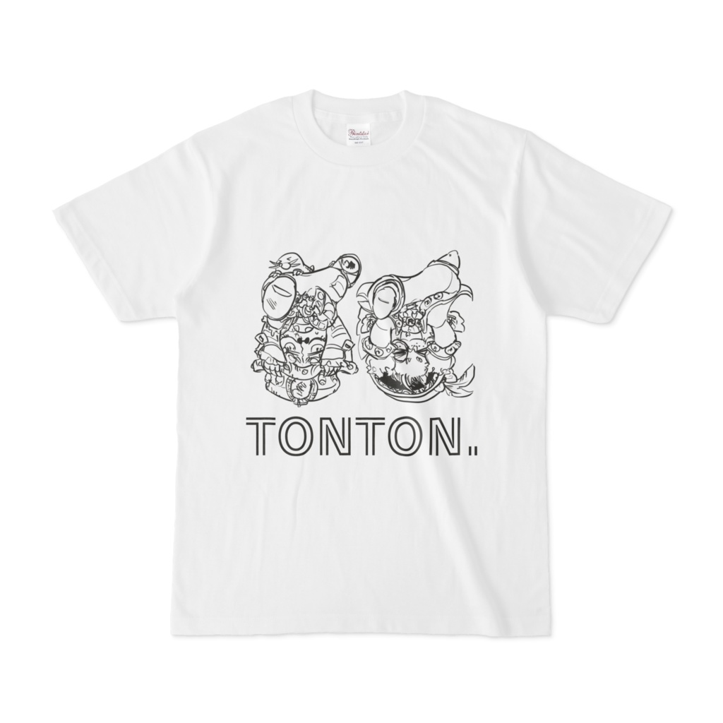 もぐらとつばめのなかよしTシャツ。