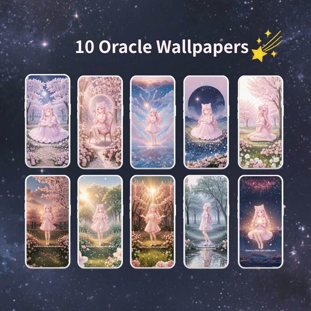 Miu Oracle 壁紙14枚セット|スマホ壁紙10枚+PC壁紙3枚+ボーナス
