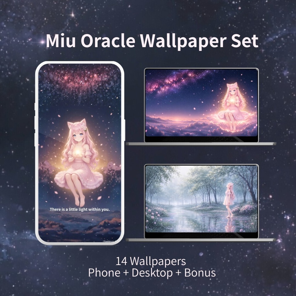 Miu Oracle 壁紙14枚セット｜スマホ壁紙10枚＋PC壁紙3枚＋ボーナス