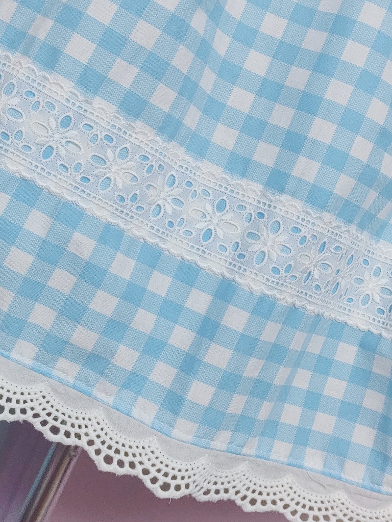 ギンガムチェックスカート