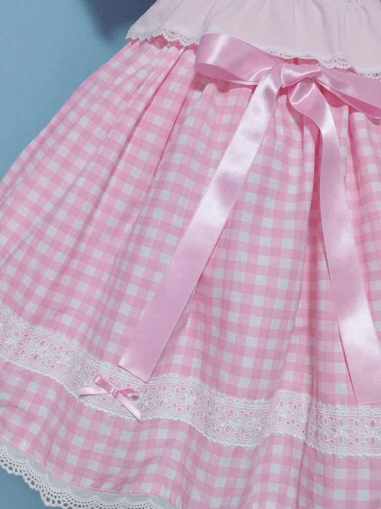 ギンガムチェックスカート