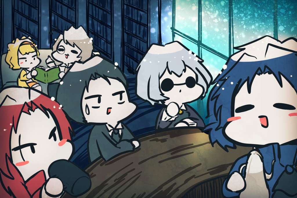 気の抜けたLoR面子ポストカードセット