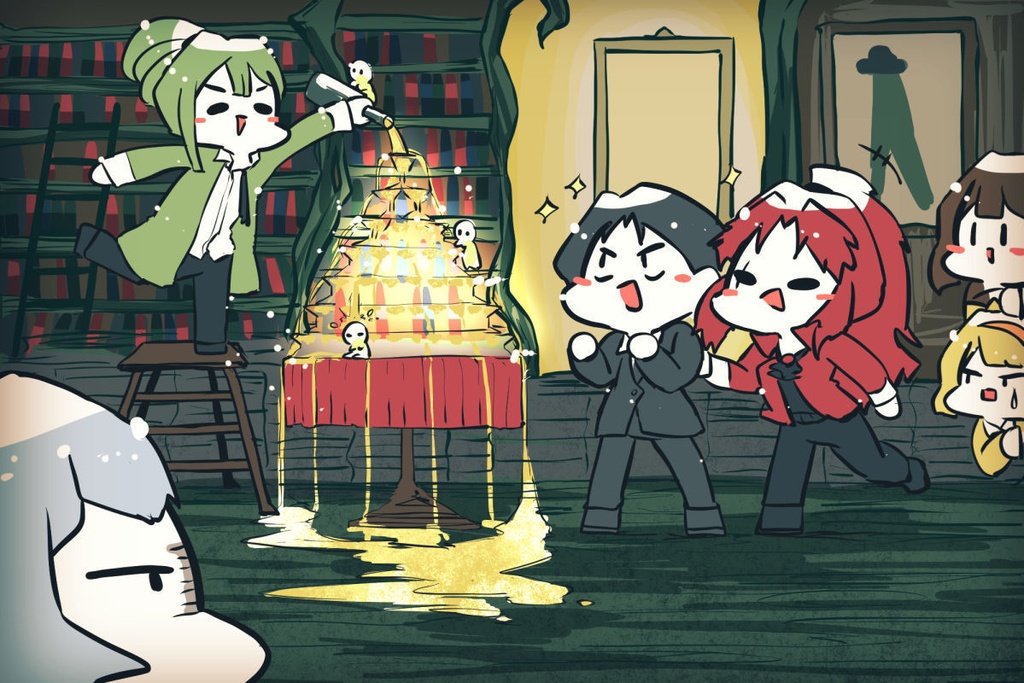 気の抜けたLoR面子ポストカードセット