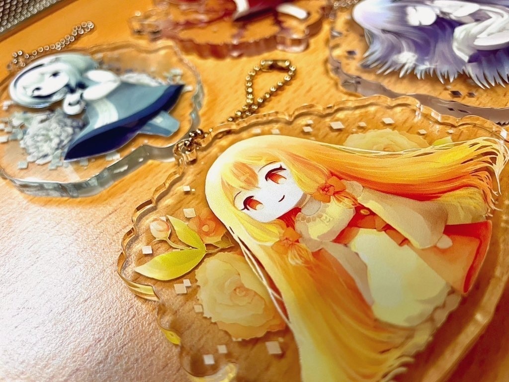 オリジナルキャラシリーズ「Rosa」 二層アクリルキーホルダー
