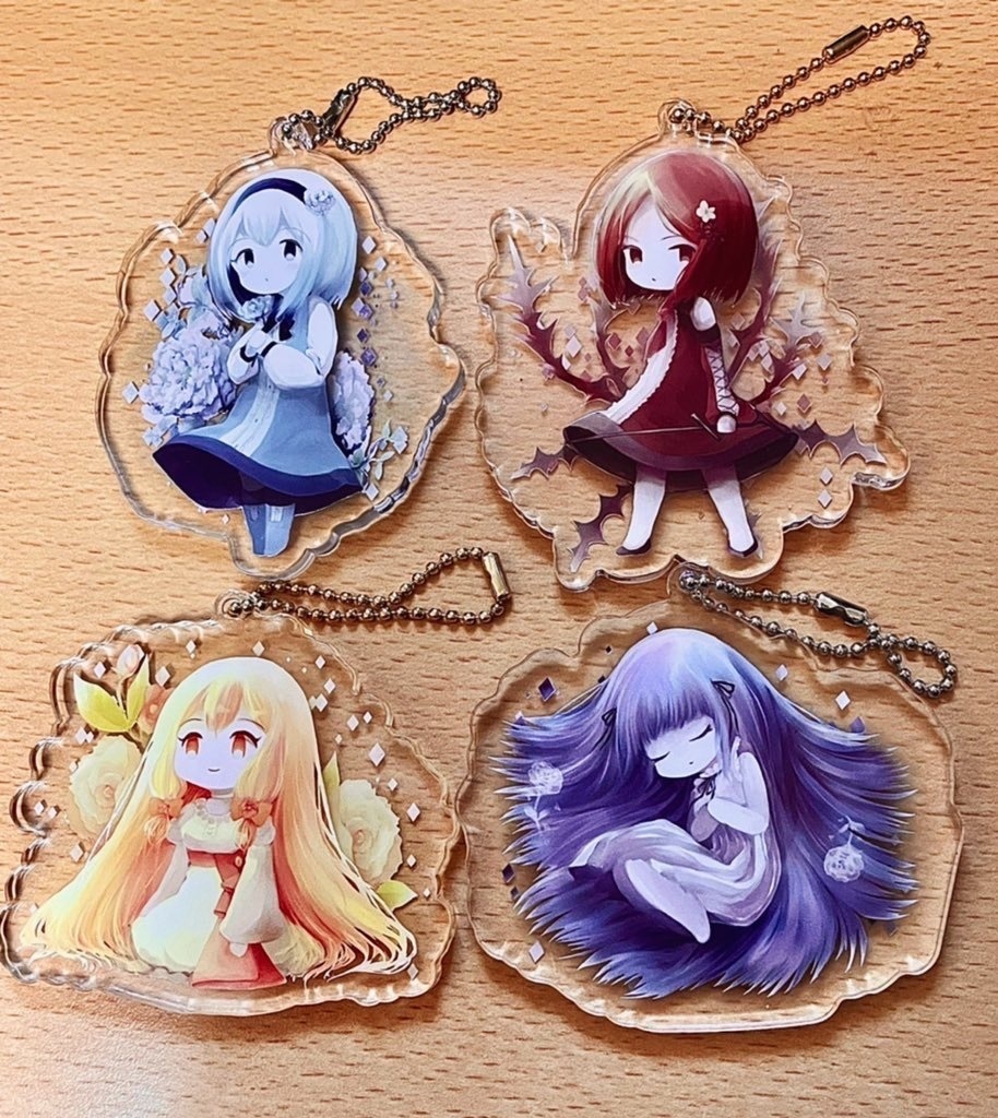 オリジナルキャラシリーズ「Rosa」 二層アクリルキーホルダー