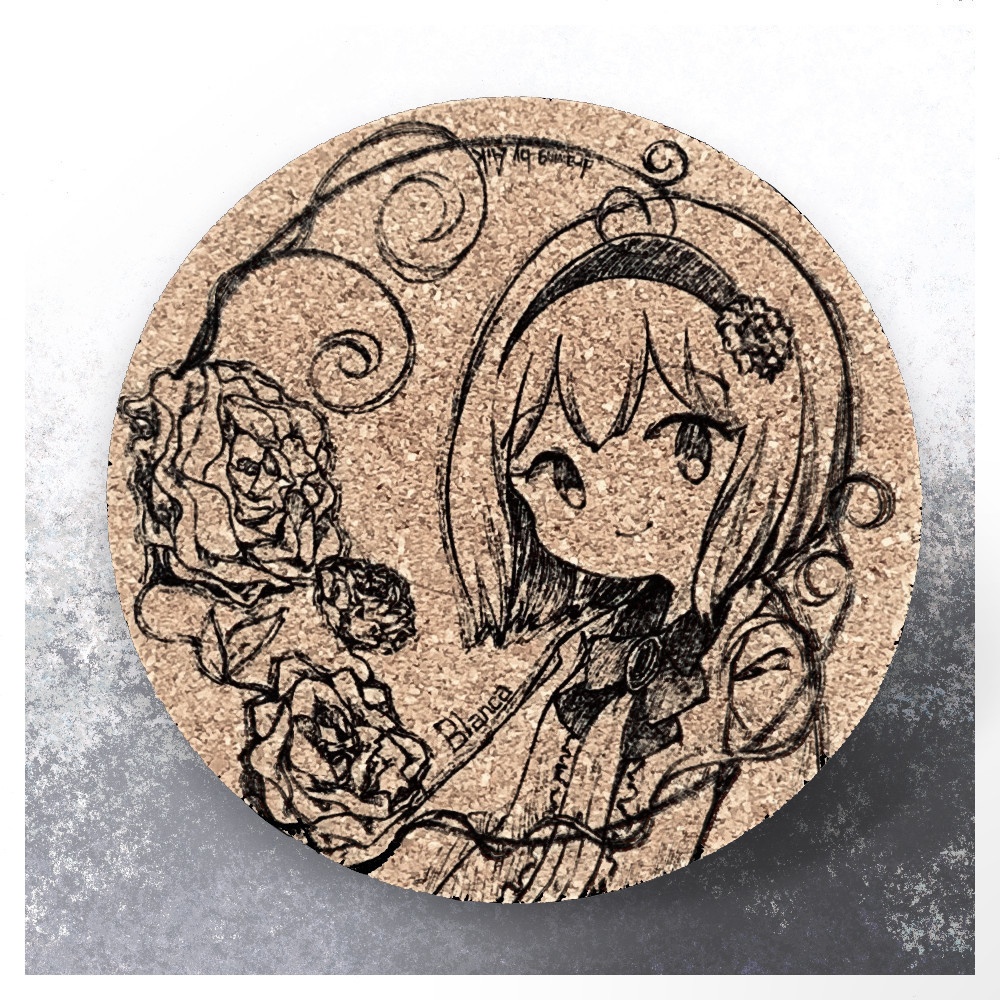 オリジナルキャラシリーズ「Rosa」 コルクコースター