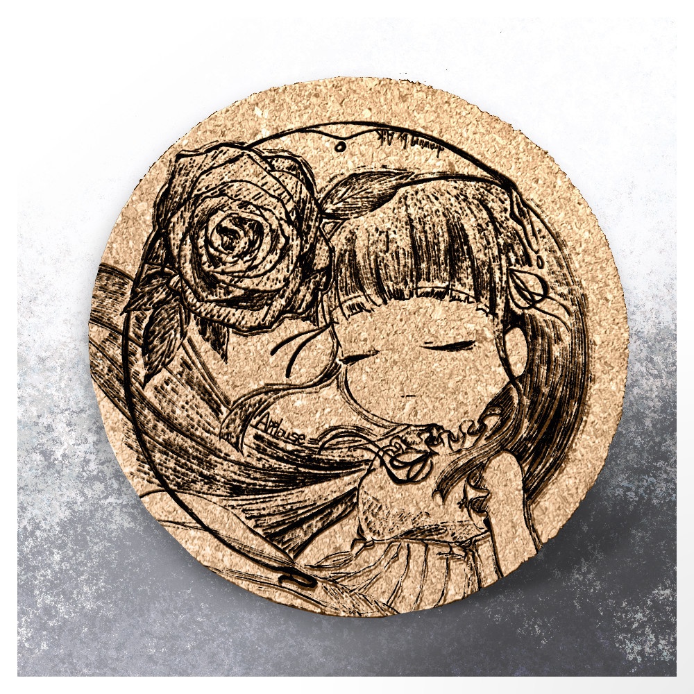 オリジナルキャラシリーズ「Rosa」 コルクコースター
