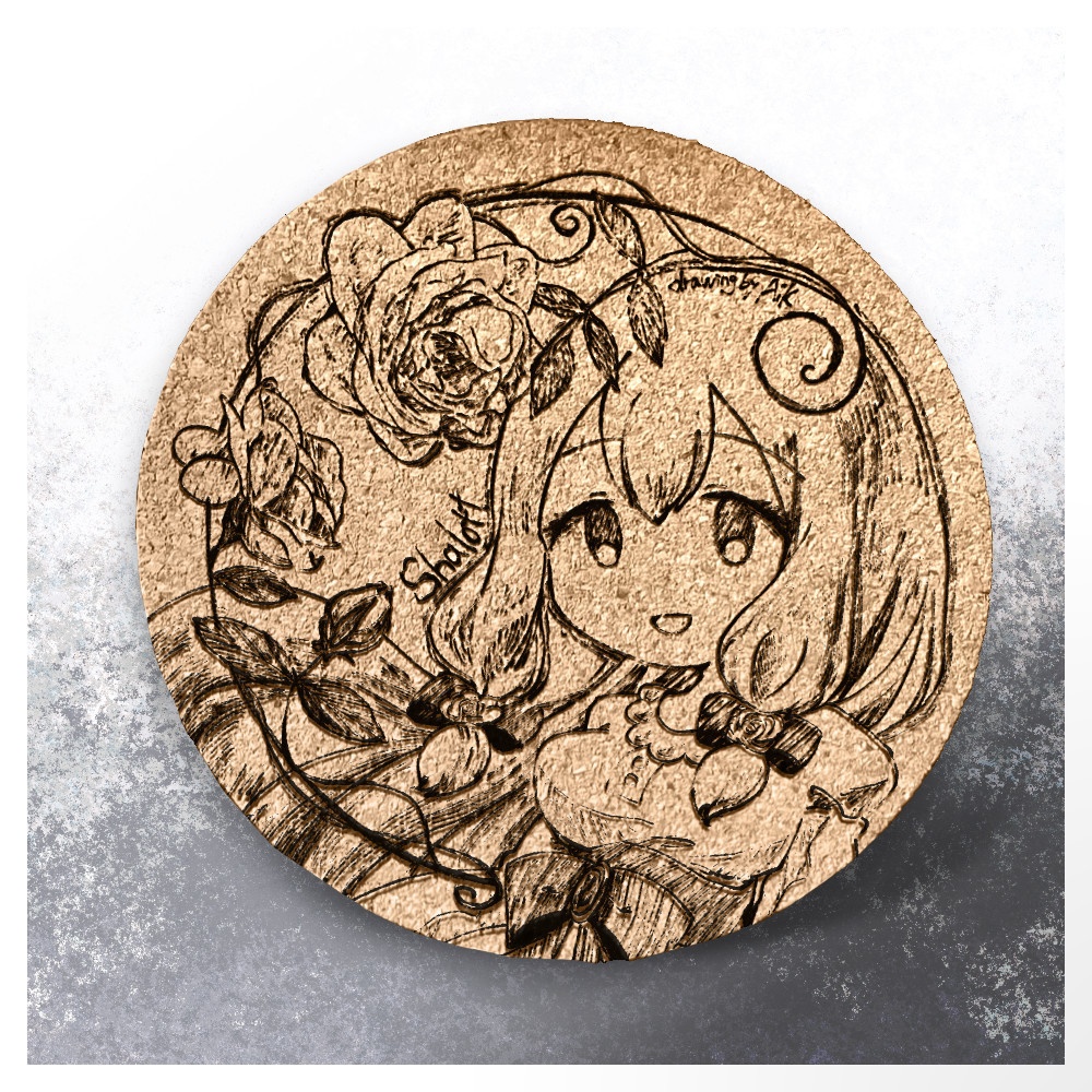 オリジナルキャラシリーズ「Rosa」 コルクコースター