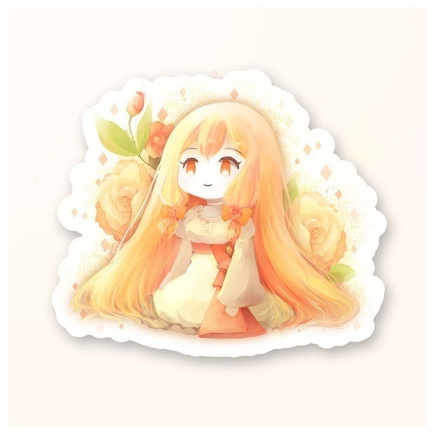 オリジナルキャラシリーズ「Rosa」 シール8枚セット