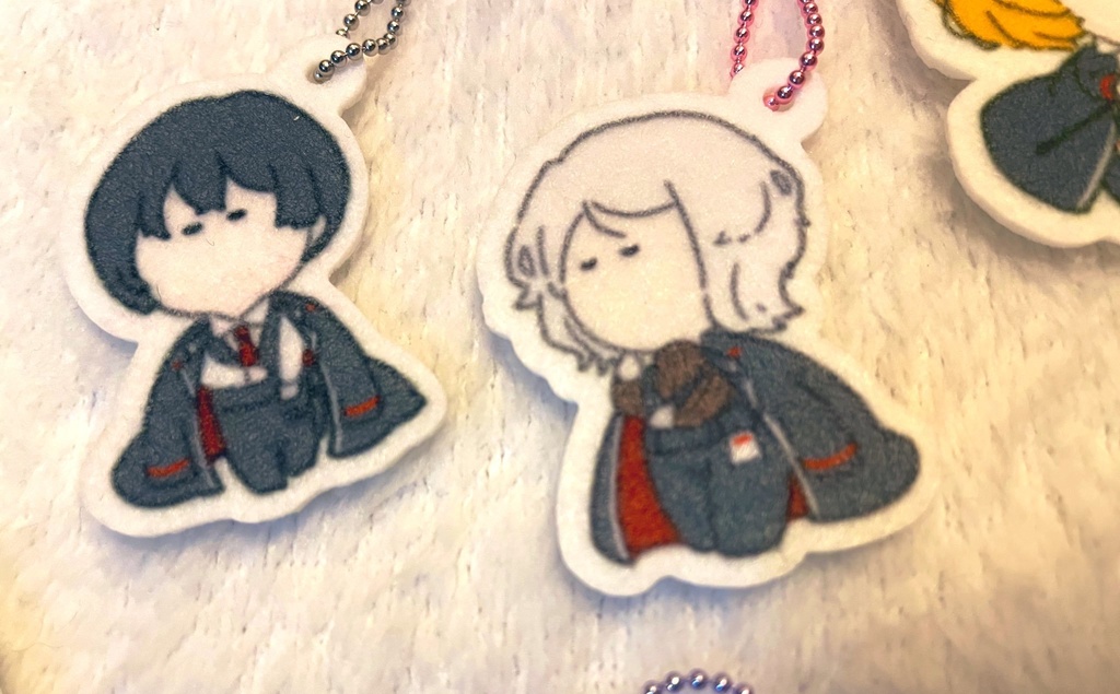 LimbusCompany - ゆるっと囚人+ダンテ フェルトキーホルダー