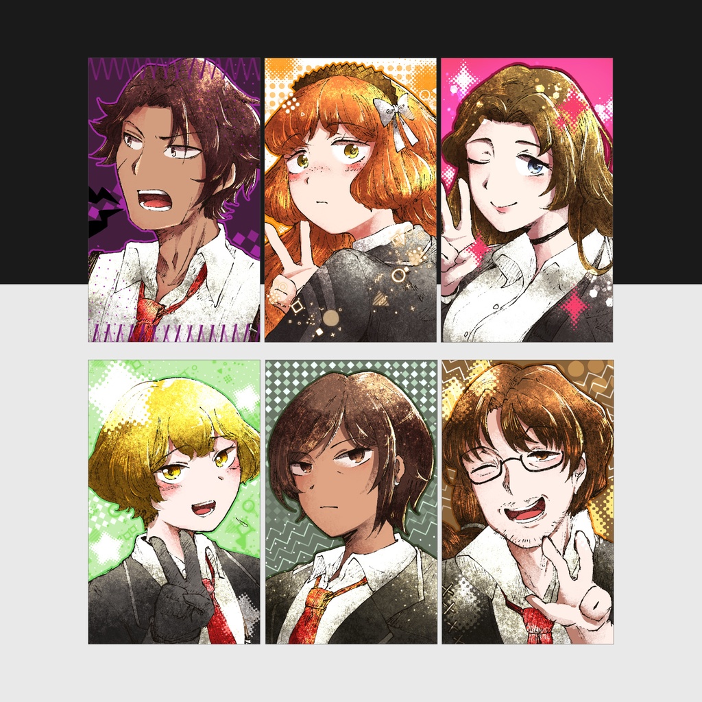 LimbusCompany - 囚人プリクラ風ショットミニカードセット