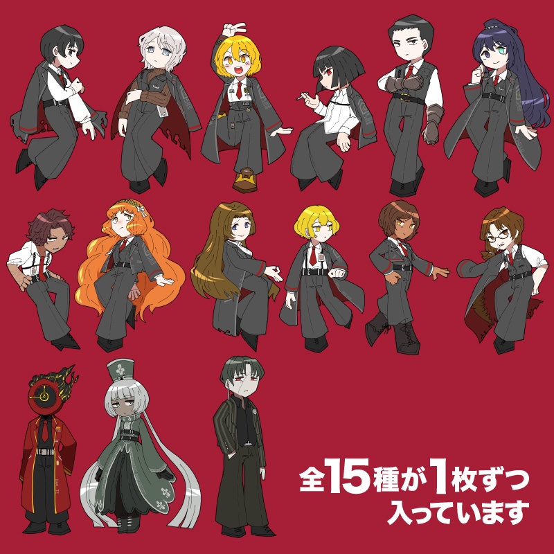 LimbusCompany - 囚人+αオーロラアクキーシール版