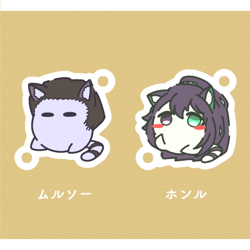 LimbusCompany - 猫囚人つながるミニミニアクキー