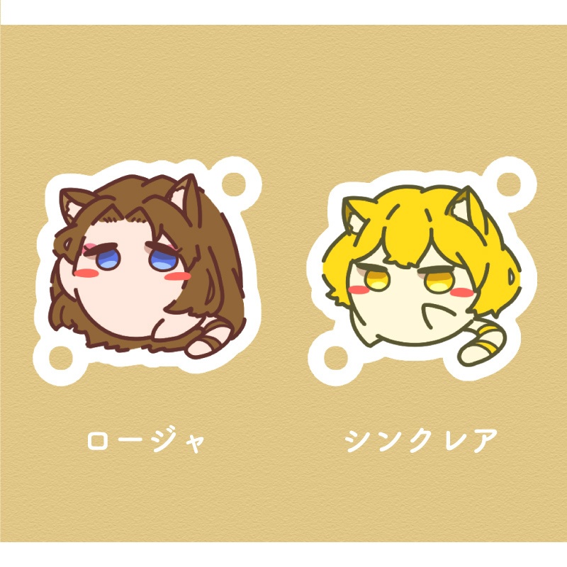 LimbusCompany - 猫囚人つながるミニミニアクキー