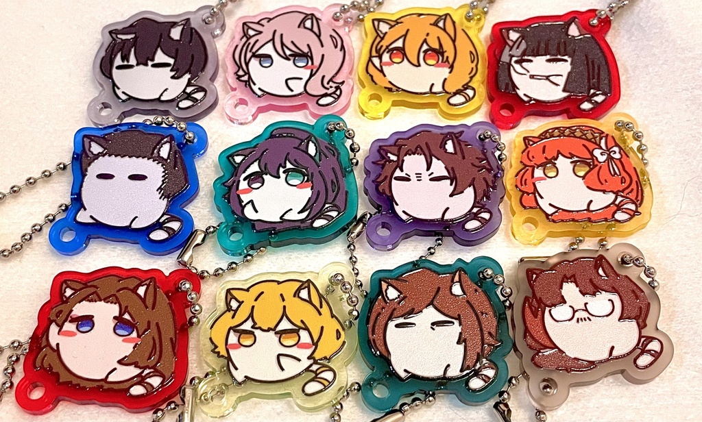 LimbusCompany - 猫囚人つながるミニミニアクキー