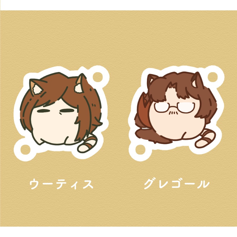 LimbusCompany - 猫囚人つながるミニミニアクキー