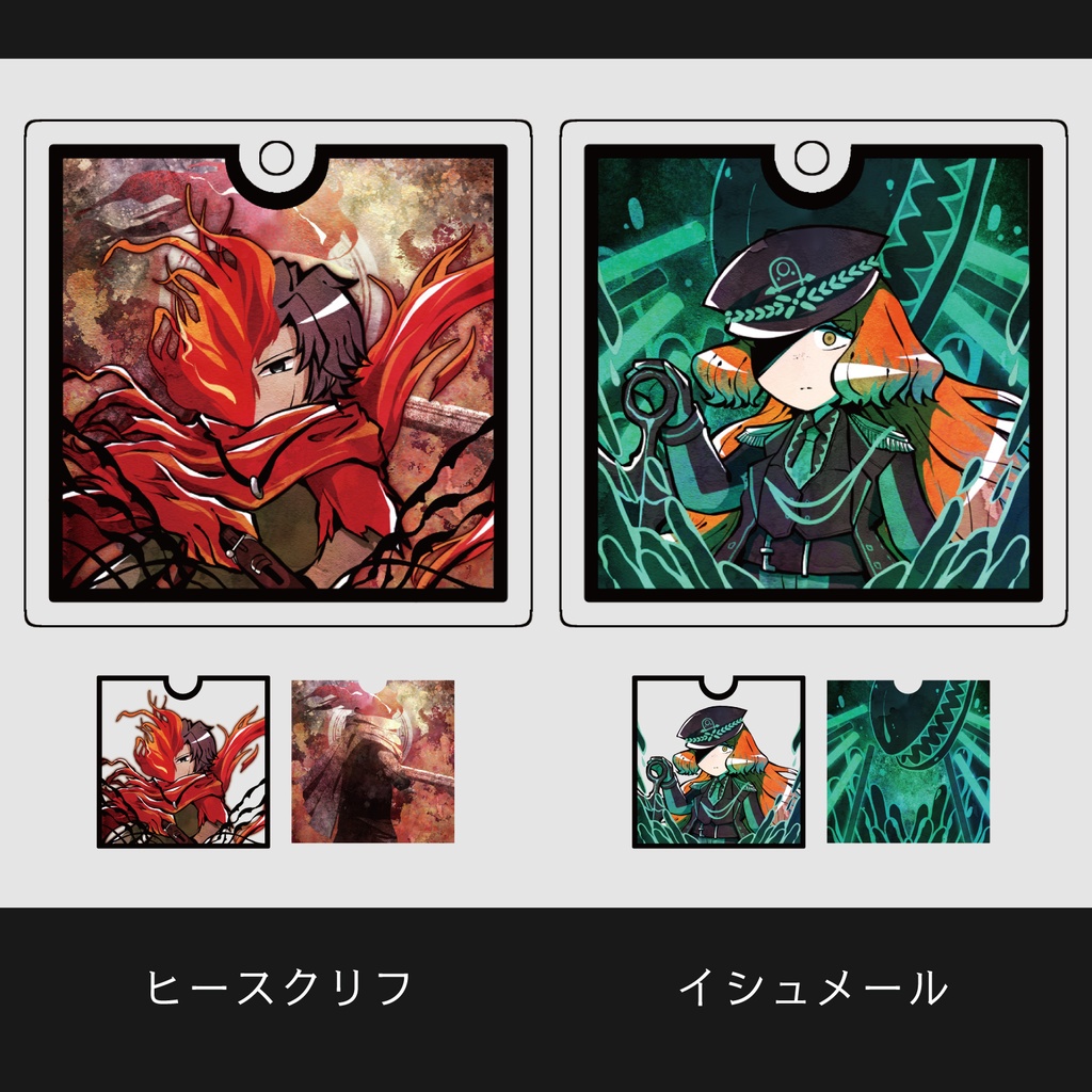 LimbusCompany - 囚人E.G.O.スクエア2層アクリルキーホルダー