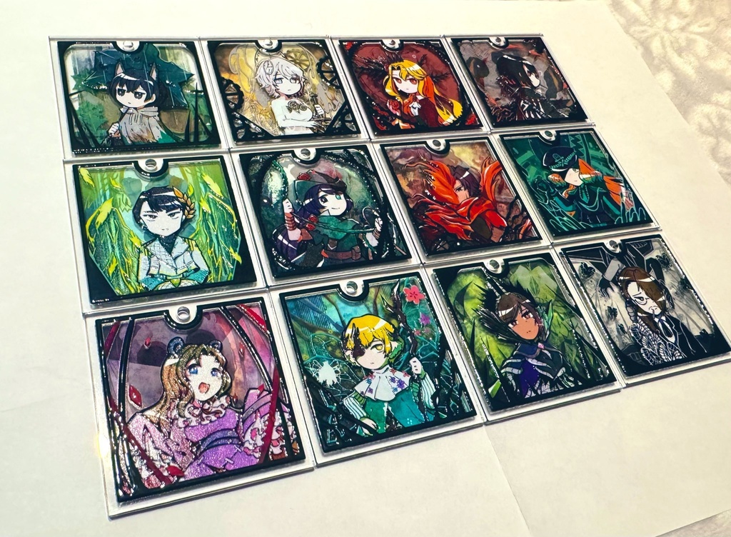 LimbusCompany - 囚人E.G.O.スクエア2層アクリルキーホルダー