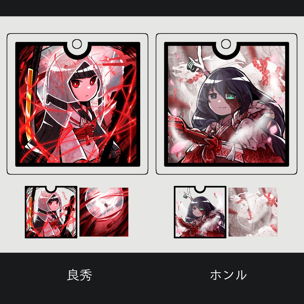 LimbusCompany - 囚人E.G.O.スクエア2層アクリルキーホルダー追加分