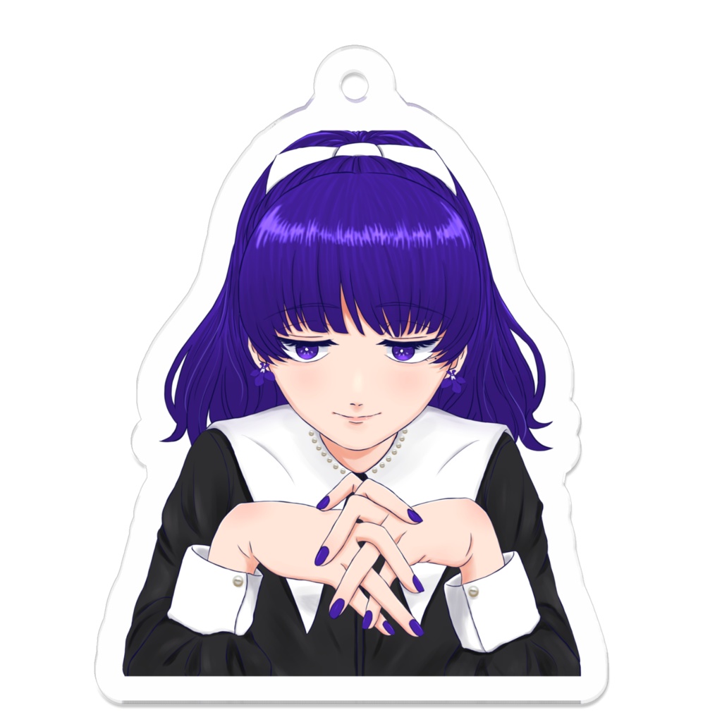 ロベリア（アクリルキーホルダー）