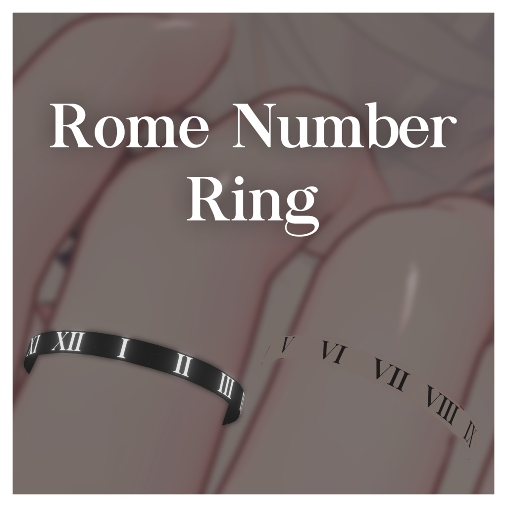 Roman Numerals Ring